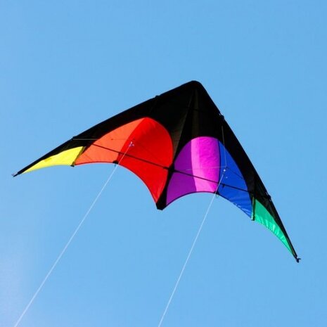 tweelijnsstuntkite Delta Sport Rainbow 160 cm