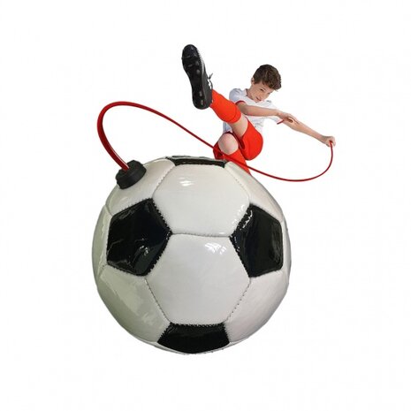 voetbalvaardigheidstrainer wit/zwart