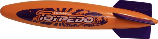 duikspeelgoed Toypedo Original 25,5 cm oranje