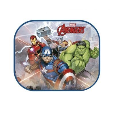 zonnescherm The Avengers 2 stuks 45 x 36 cm + kleurplaat