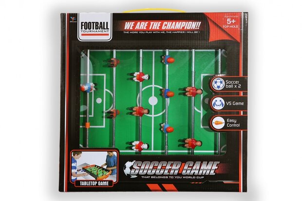 tafelvoetbalspel 36 x 35 cm