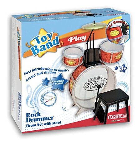 drumstel RockDrummer 6-delig oranje