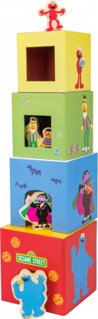 Sesamstraat stapeltoren met figuren