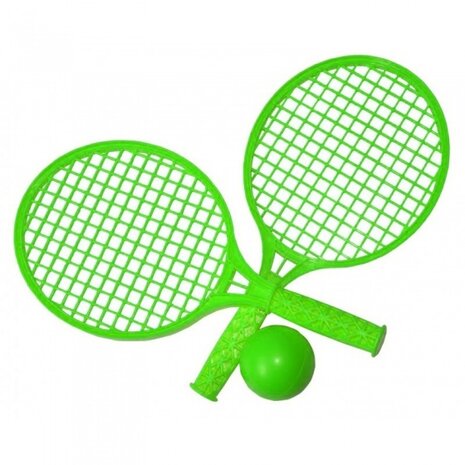 tennisset groen 3-delig 37 cm