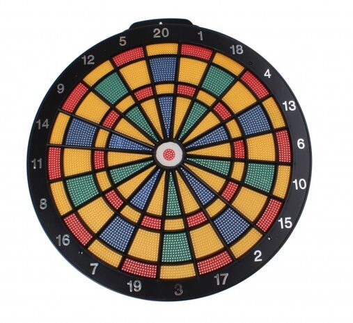 dartbord Safty 40 cm met 6 pijlen