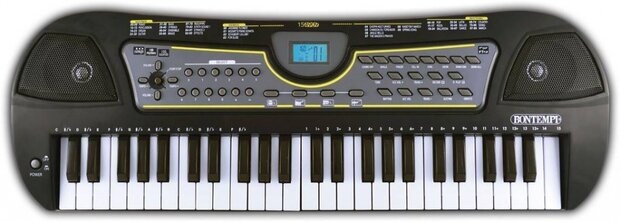 digitaal keyboard en tas 49 toetsen zwart