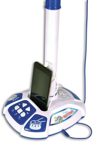 Toyband Showtime microfoon blauw/wit