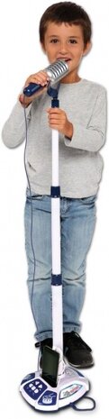 Toyband Showtime microfoon blauw/wit