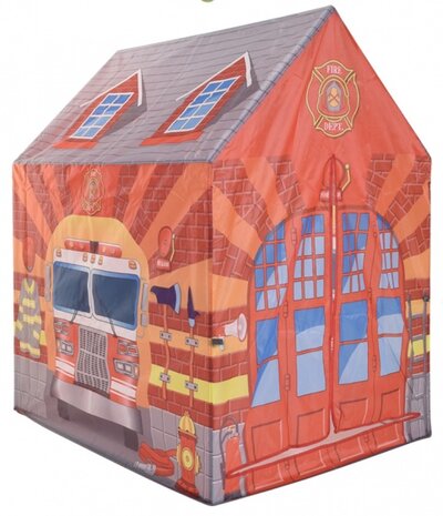 speeltent brandweer 102 cm rood