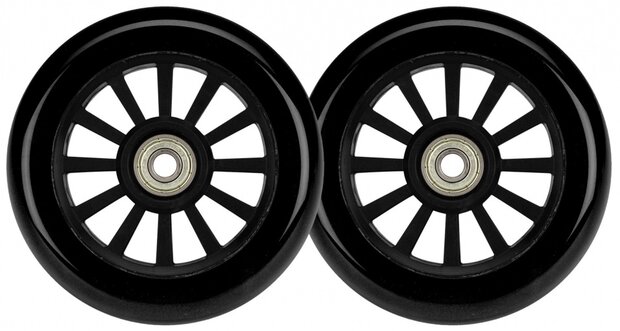 wielen voor stuntscooter 2 stuks zwart 100 mm