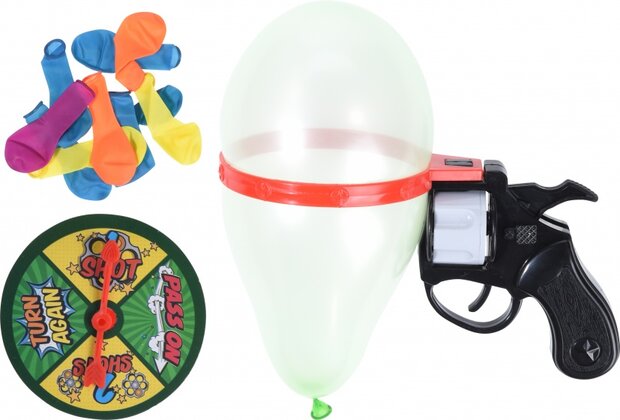 ballonpistool-spel junior zwart/rood