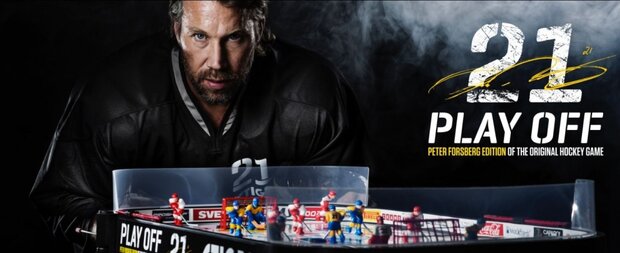 ijshockeytafel Peter Forsberg Edition 88,5 cm zwart