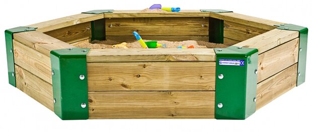 zandbak 150 x 110 x 28 cm hout naturel