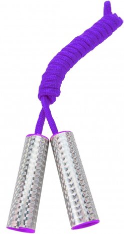 Springtouw 210 cm paars