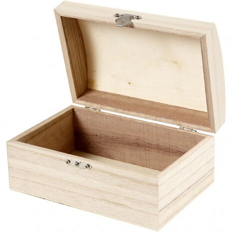 schatkist hout 16,5 x 11 x 8,5 cm