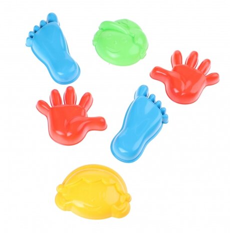 zandvormen 6-delig 15 cm