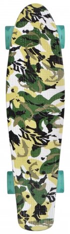 Retro skateboard Free spirit groen 79 cm