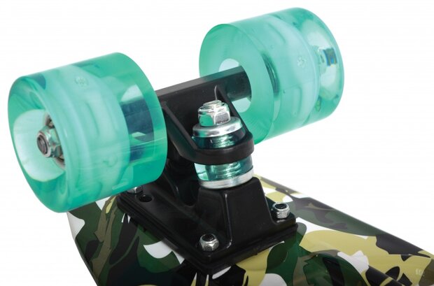 Retro skateboard Free spirit groen 79 cm