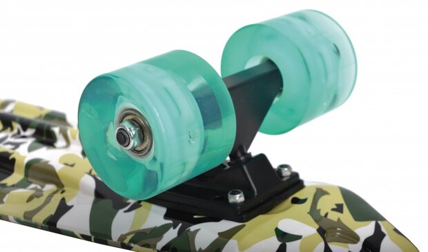 Retro skateboard Free spirit groen 79 cm