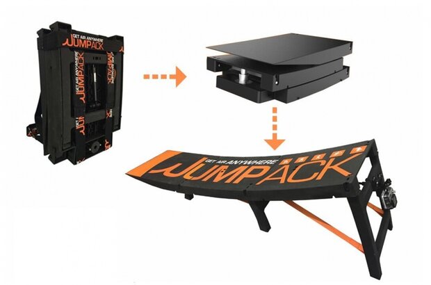 draagbare ramp Jumpack zwart