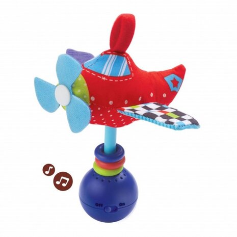speelset Pilot met rammelaar 2-delig