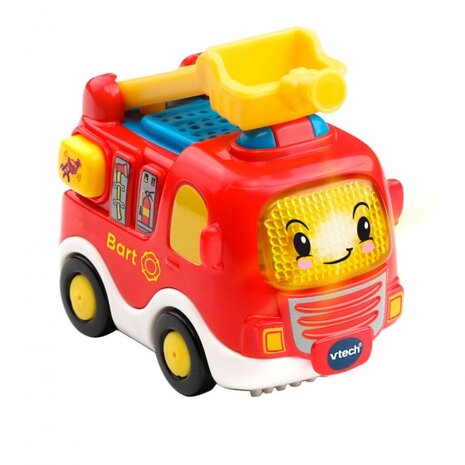 Toet Toet auto - Bart brandweer 13 cm rood