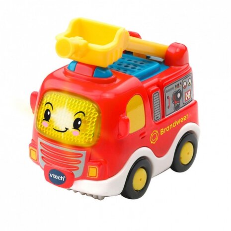 Toet Toet auto - Bart brandweer 13 cm rood