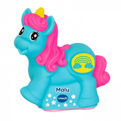 Zoef Zoef Dieren - Malu de magische eenhoorn 13 cm