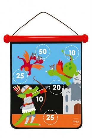 magnetisch dartspel 40 x 31 cm ridder