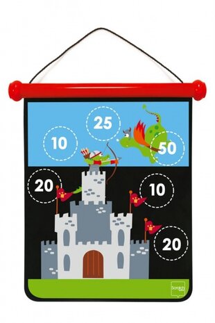 magnetisch dartspel 40 x 31 cm ridder
