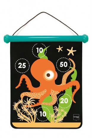 magnetisch dartspel 40 x 31 cm oceaan