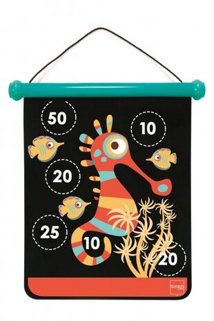 magnetisch dartspel 40 x 31 cm oceaan
