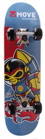 Monkey skateboard 61 cm blauw