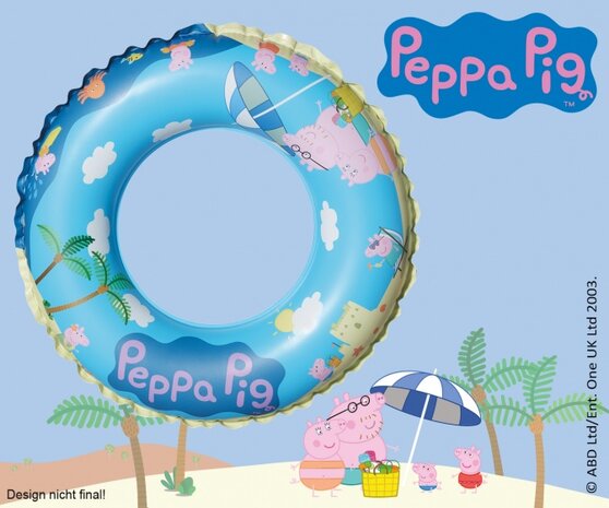 zwemband Peppa Pig 45 cm blauw
