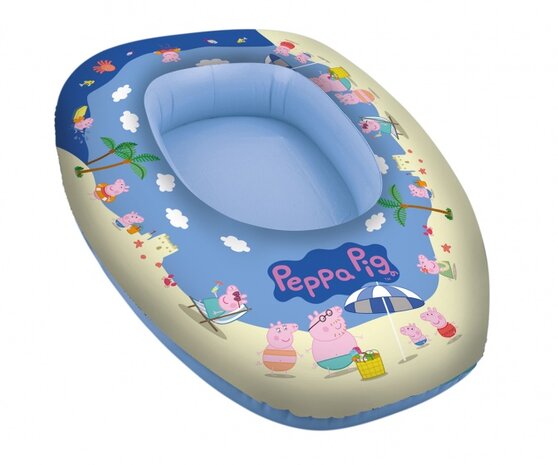 opblaasboot Peppa Pig 80 x 54 cm blauw