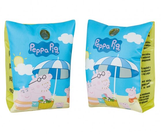zwemvleugeltjes Peppa Pig 23 x 15 cm blauw