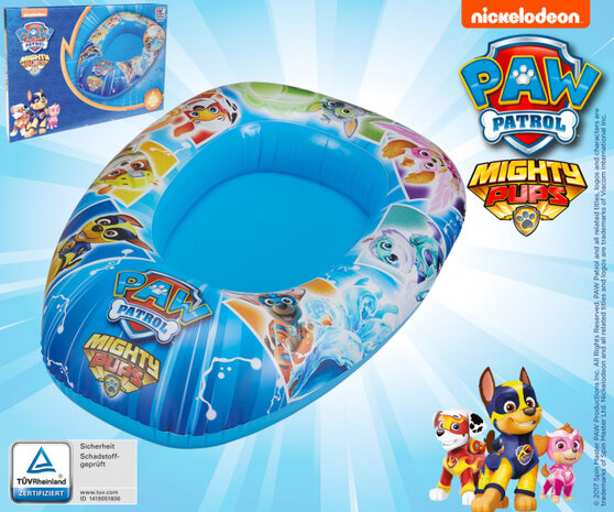 opblaasboot Paw Patrol 80 x 54 cm blauw