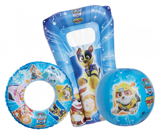 waterspeelset Paw Patrol 67 x 43 cm blauw 3-delig