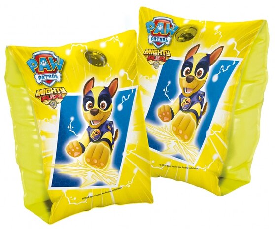 zwemvleugeltjes Paw Patrol 23 x 15 cm geel