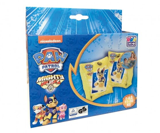 zwemvleugeltjes Paw Patrol 23 x 15 cm geel