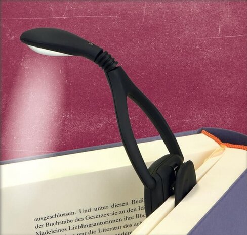 Leeslamp Libri_x Lumi Plus uil roze 13 cm