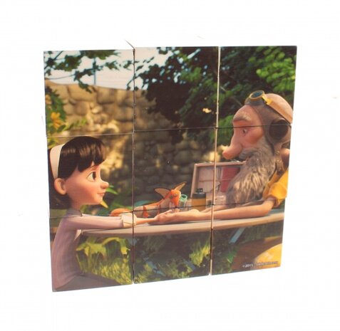 blokkenpuzzel De Kleine Prins junior hout 9-delig