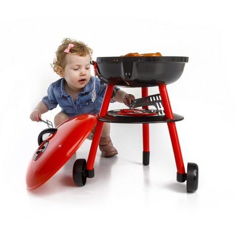 speelgoedbarbecue 50 cm rood/zwart 30-delig