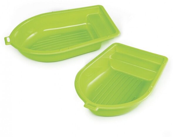 zandbak met deksel Boot 118 x 79 x 22 cm groen