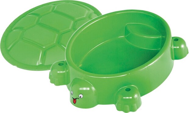 zandbak met deksel Schildpad 95,5 x 68 cm groen