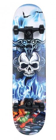 skateboard Grinder31 Inferno blauw 79 cm