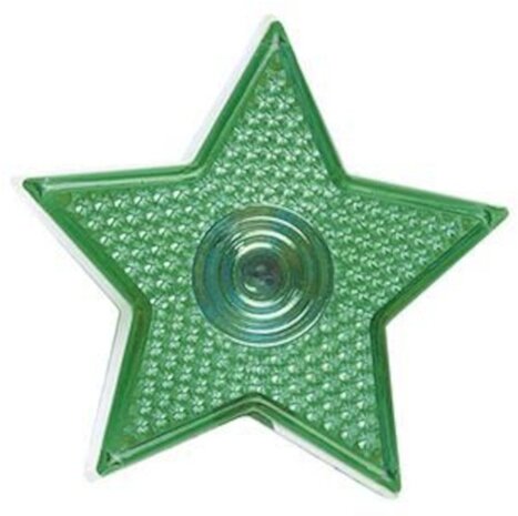 sterlamp met clip 5 cm groen