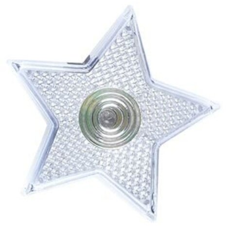 sterlamp met clip 5 cm wit