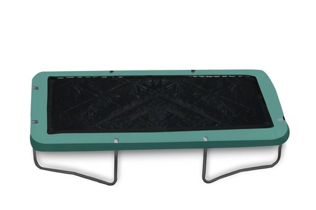 trampoline afdekhoes zwart rechthoekig 366 x 244 cm