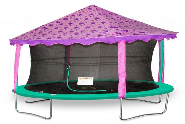 trampoline-tent Canopy ovaal 2,13 x 3,05 meter paars